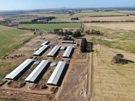 Drone flyover - Captured at Lochaber Goat Dairy, Meredith VIC Australia.