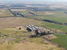 Drone flyover - Captured at Lochaber Goat Dairy, Meredith VIC Australia.