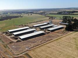 Drone flyover - Captured at Lochaber Goat Dairy, Meredith VIC Australia.