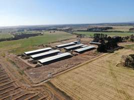 Drone flyover - Captured at Lochaber Goat Dairy, Meredith VIC Australia.