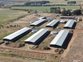 Drone flyover - Captured at Lochaber Goat Dairy, Meredith VIC Australia.