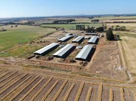 Drone flyover - Captured at Lochaber Goat Dairy, Meredith VIC Australia.