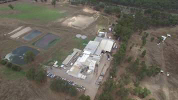 Drone flyover - Captured at Benalla Abattoir, Benalla VIC Australia.