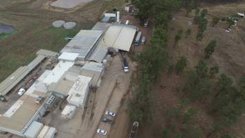 Drone flyover - Captured at Benalla Abattoir, Benalla VIC Australia.