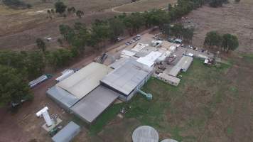 Drone flyover - Captured at Benalla Abattoir, Benalla VIC Australia.