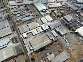 Drone flyover - Captured at Diamond Valley Pork, Laverton North VIC Australia.