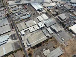 Drone flyover - Captured at Diamond Valley Pork, Laverton North VIC Australia.