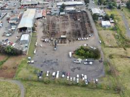 Drone flyover of horse sales - Captured at Camden Livestock Selling Complex, Camden NSW Australia.