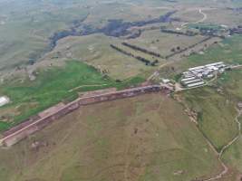 Drone flyover - Wally's feedlot next to his now-defunct piggery - Captured at Wally's Feedlot, Jeir NSW Australia.