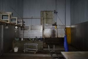 Inside killroom at knackery - Captured at Highland Pet Food, Guyra NSW Australia.