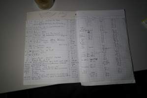 Animal intake log - Captured at Highland Pet Food, Guyra NSW Australia.