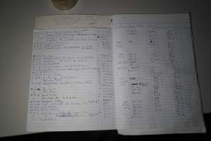 Animal intake log - Captured at Highland Pet Food, Guyra NSW Australia.