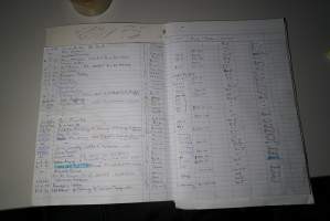 Animal intake log - Captured at Highland Pet Food, Guyra NSW Australia.