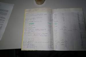 Animal intake log - Captured at Highland Pet Food, Guyra NSW Australia.