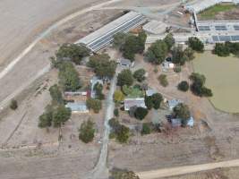 Aerial view - From drone - Captured at Midland Bacon, Carag Carag VIC Australia.