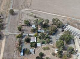 Aerial view - From drone - Captured at Midland Bacon, Carag Carag VIC Australia.