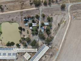 Aerial view - From drone - Captured at Midland Bacon, Carag Carag VIC Australia.