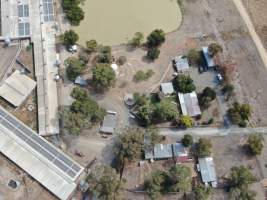 Aerial view - From drone - Captured at Midland Bacon, Carag Carag VIC Australia.