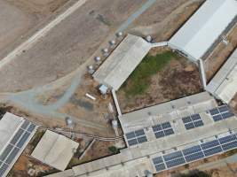 Aerial view - From drone - Captured at Midland Bacon, Carag Carag VIC Australia.