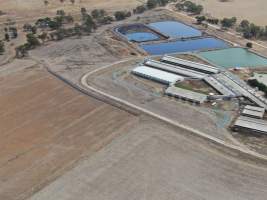 Aerial view - From drone - Captured at Midland Bacon, Carag Carag VIC Australia.