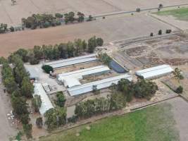 Aerial view - From drone - Captured at Markanda Piggery, Wyuna East VIC Australia.