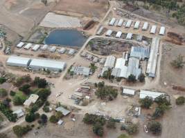 Aerial view - From drone - Captured at Dc & S Miles Pty Ltd, Kotupna VIC Australia.