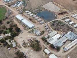 Aerial view - From drone - Captured at Dc & S Miles Pty Ltd, Kotupna VIC Australia.