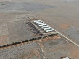 Aerial view - From drone - Captured at Patho Piggery, Patho VIC Australia.