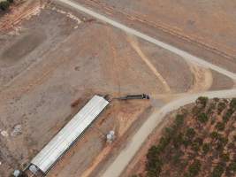 Aerial view - From drone - Captured at Patho Piggery, Patho VIC Australia.