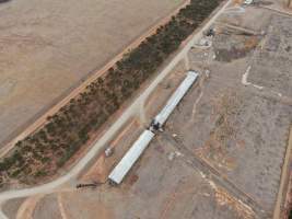 Aerial view - From drone - Captured at Patho Piggery, Patho VIC Australia.