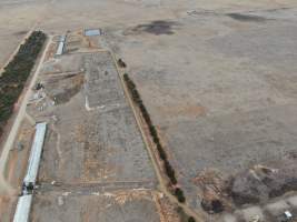 Aerial view - From drone - Captured at Patho Piggery, Patho VIC Australia.