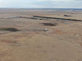 Aerial view - From drone - Captured at Patho Piggery, Patho VIC Australia.
