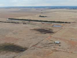 Aerial view - From drone - Captured at Patho Piggery, Patho VIC Australia.