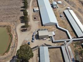 Aerial view - From drone - Captured at Piggery, Yarrawalla VIC Australia.