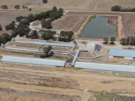 Aerial view - From drone - Captured at Piggery, Yarrawalla VIC Australia.