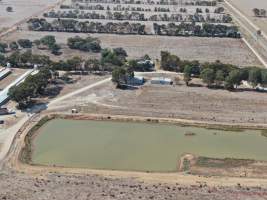 Aerial view - From drone - Captured at Piggery, Yarrawalla VIC Australia.