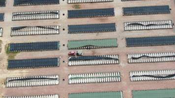 Crocodile cages - Drone flyover of Darwin Crocodile Farm, Bees Creek NT. - Captured at Darwin Crocodile Farm (Porosus), Palmerston City NT Australia.