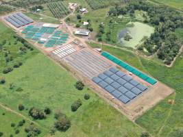 Crocodile farm - wide view - Drone flyover of Janamba Crocodile Farm, Middle Point NT. - Captured at Janamba Crocodile Farm (Middle Point), Middle Point NT Australia.