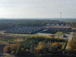 Drone fly-over egg farms Germany - Captured at Landkost-Ei, Bestensee BB Germany.