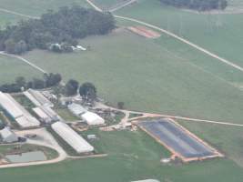 Drone flyover of piggery - Captured at Blackwoods Piggery, Trafalgar VIC Australia.