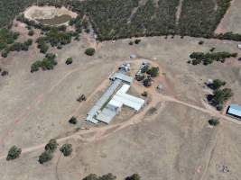 Drone flyover of piggery - Captured at Evans Piggery, Sebastian VIC Australia.