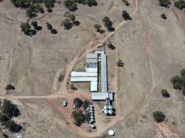 Drone flyover of piggery - Captured at Evans Piggery, Sebastian VIC Australia.