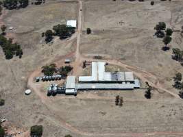 Drone flyover of piggery - Captured at Evans Piggery, Sebastian VIC Australia.