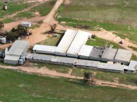 Drone flyover of piggery - Captured at Evans Piggery, Sebastian VIC Australia.