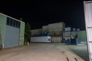 Yard at slaughterhouse - Captured at Australian Food Group Abattoir, Laverton North VIC Australia.