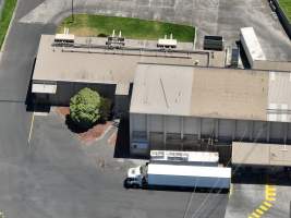 Drone flyover of slaughterhouse - Captured at Australian Food Group Abattoir, Laverton North VIC Australia.