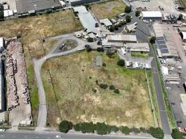 Drone flyover of slaughterhouse - Captured at Australian Food Group Abattoir, Laverton North VIC Australia.