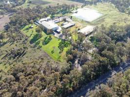 Drone flyover - Captured at Ralphs Meat Co, Seymour VIC Australia.