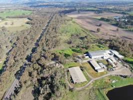 Drone flyover - Captured at Ralphs Meat Co, Seymour VIC Australia.