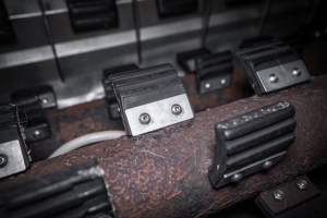 Machinery in slaughterhouse kill room - Captured at Menzel's Meats, Kapunda SA Australia.